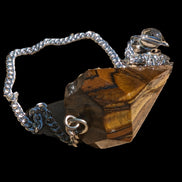 Tigers Eye faceted dowsing pendulum 14.5g Rocks and Things
