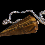 Tigers Eye faceted dowsing pendulum 14.5g Rocks and Things