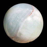 Glorious green Afghan Jade Sphere 347g in sunlight - Rocks and Things Store