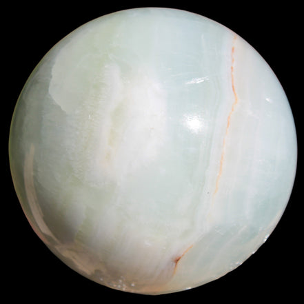 Glorious green Afghan Jade Sphere 347g in sunlight - Rocks and Things Store