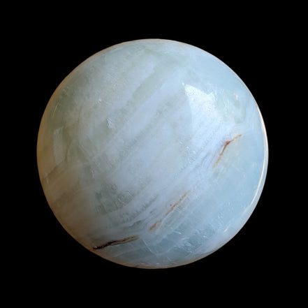 Glorious green Afghan Jade Sphere 347g in sunlight - Rocks and Things Store