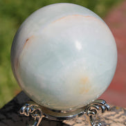 Glorious green Afghan Jade Sphere 347g Rocks and Things