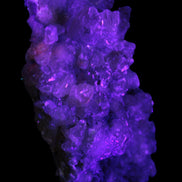 Quartz Paragenesis crystal cluster 132*75*43mm 343g in UV light - Rocks and Things Store