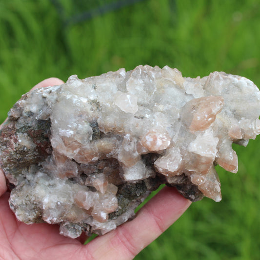 Quartz Paragenesis crystal cluster 350g Rocks and Things