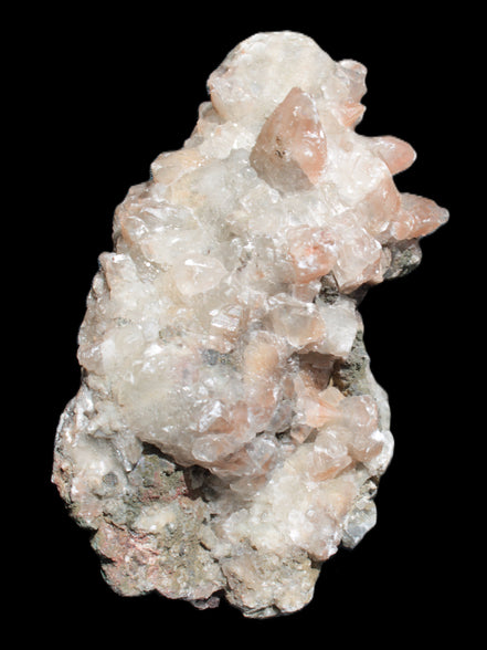 Quartz Paragenesis crystal cluster 132*75*43mm 343g in bright sunlight