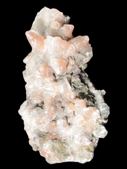 Quartz Paragenesis crystal cluster 132*75*43mm 343g in bright sunlight