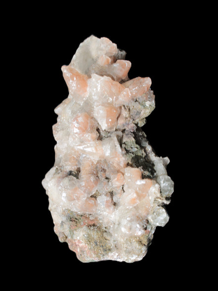 Quartz Paragenesis crystal cluster 132*75*43mm 343g in bright sunlight