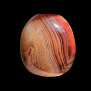 Crazy Silk Banded Agate from Madagascar 43g in sunlight - Rocks and Things Store