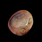 Crazy Silk Banded Agate from Madagascar 43g in sunlight - Rocks and Things Store