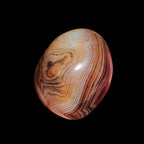 Crazy Silk Banded Agate from Madagascar 43g in sunlight - Rocks and Things Store