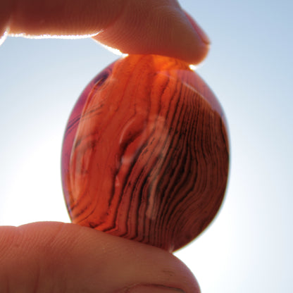 Crazy Silk Banded Agate from Madagascar 43g Rocks and Things