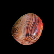 Crazy Silk Banded Agate from Madagascar 43g in sunlight - Rocks and Things Store
