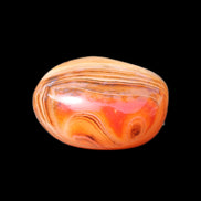Crazy Silk Banded Agate from Madagascar 43g in sunlight - Rocks and Things Store