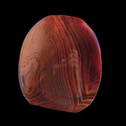 Crazy Silk Banded Agate from Madagascar 43g in sunlight - Rocks and Things Store