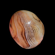 Crazy Silk Banded Agate from Madagascar 43g in sunlight - Rocks and Things Store