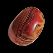 Crazy Silk Banded Agate from Madagascar 43g in sunlight - Rocks and Things Store