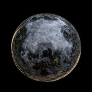 Indigo Gabbro sphere 253g in sunlight - Rocks and Things Store