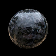 Indigo Gabbro sphere 253g in sunlight - Rocks and Things Store