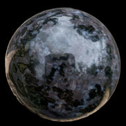 Indigo Gabbro sphere 253g in sunlight - Rocks and Things Store