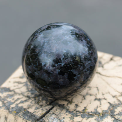 Indigo Gabbro sphere 253g Rocks and Things