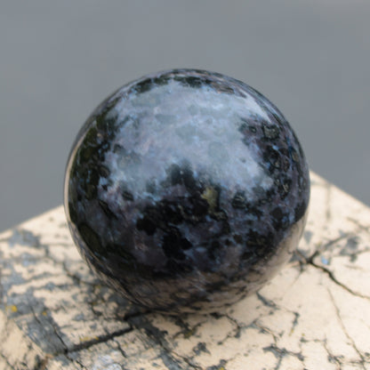 Indigo Gabbro sphere 253g Rocks and Things