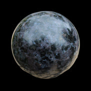 Indigo Gabbro sphere 253g in sunlight - Rocks and Things Store