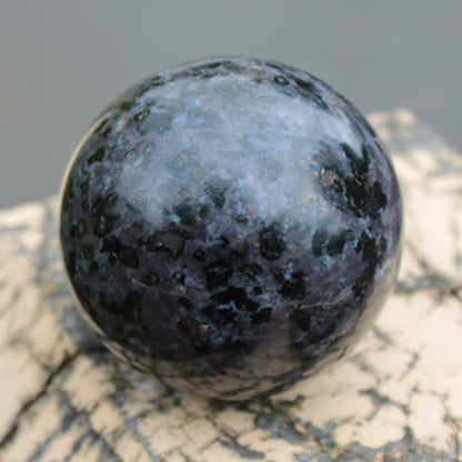 Indigo Gabbro sphere 253g Rocks and Things