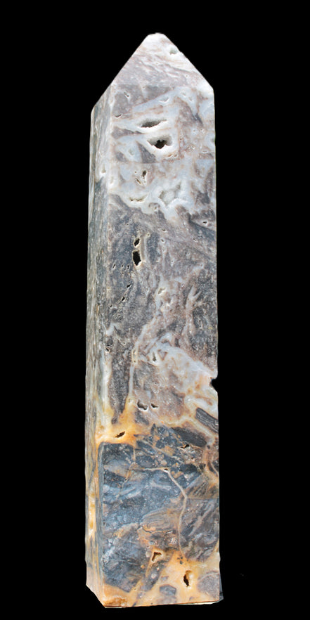Sphalerite drusy geode obelisk 1960g