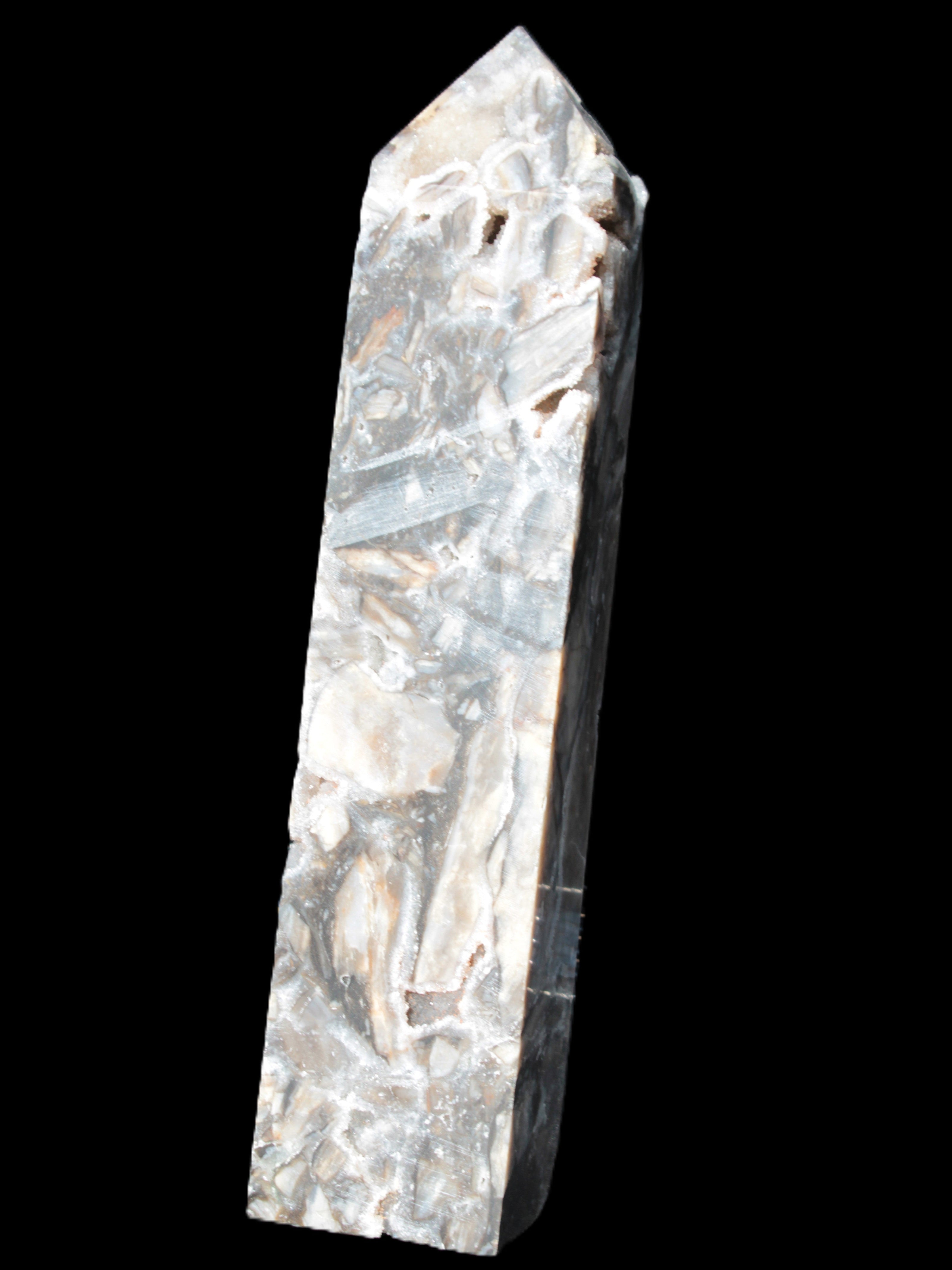 Sphalerite druzy geode obelisk 1960g Rocks and Things Store
