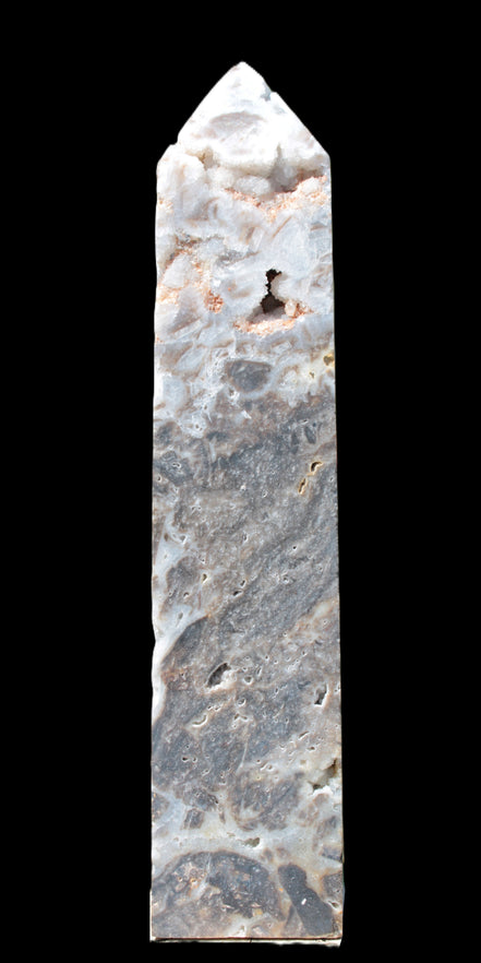 Sphalerite drusy geode obelisk 1960g
