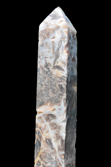 Sphalerite drusy geode obelisk 1960g
