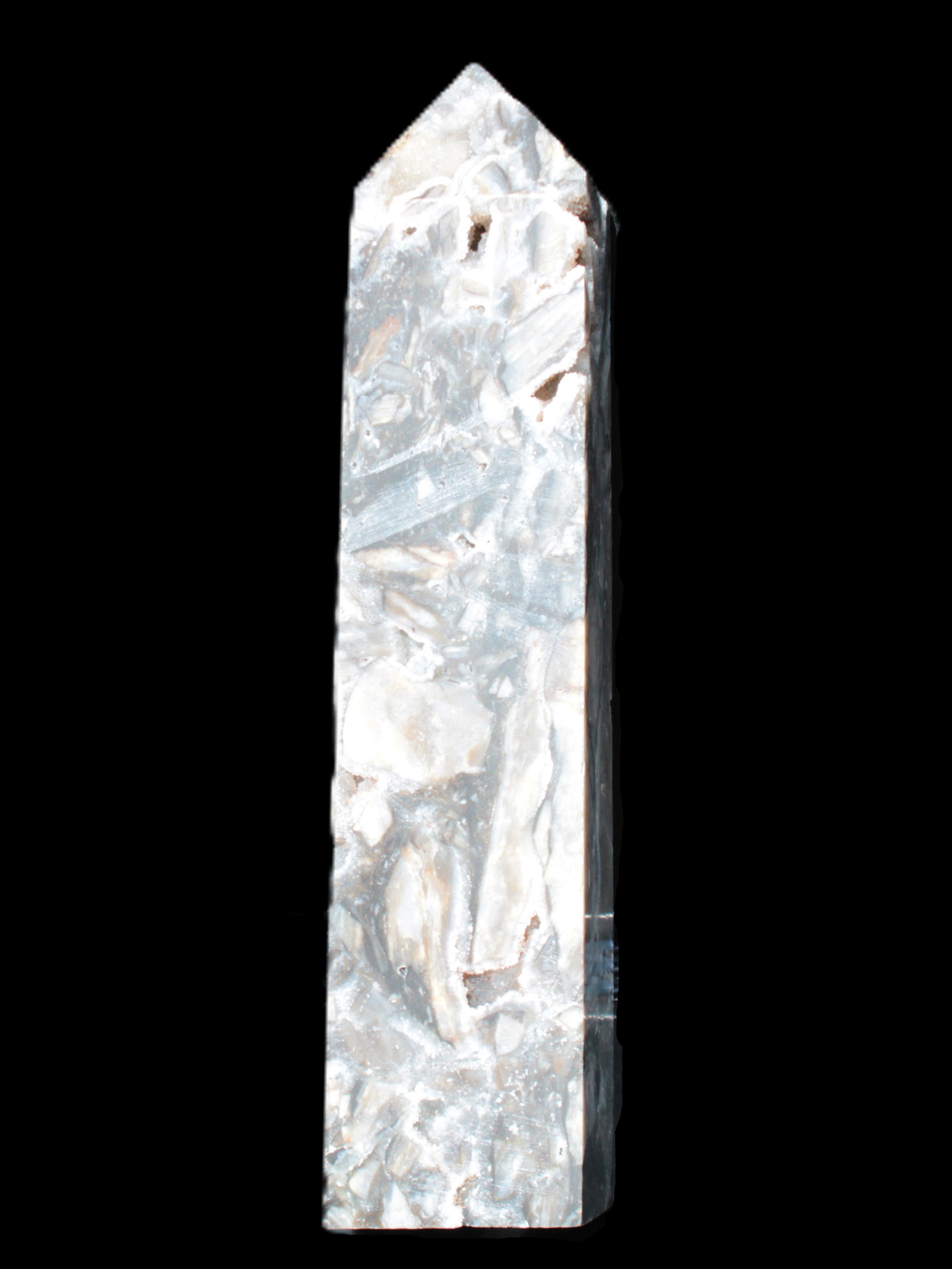 Sphalerite druzy geode obelisk 1960g Rocks and Things Store