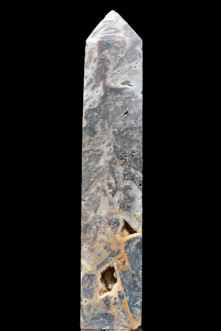 Sphalerite drusy geode obelisk 1960g