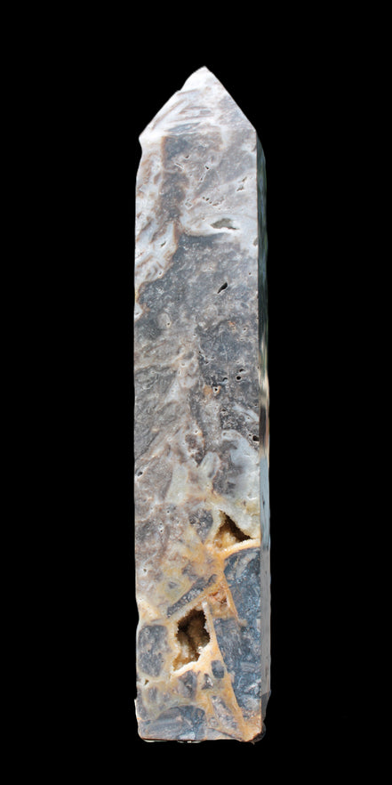 Sphalerite drusy geode obelisk 1960g