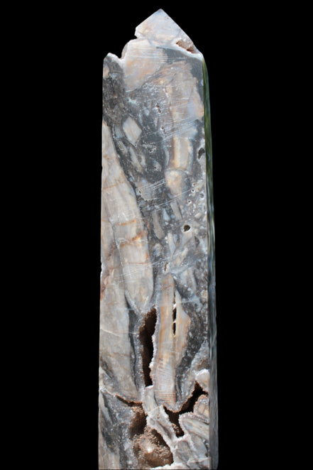 Sphalerite drusy geode obelisk 1490g in sunlight - Rocks and Things Store