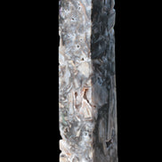 Sphalerite drusy geode obelisk 1490g in sunlight - Rocks and Things Store