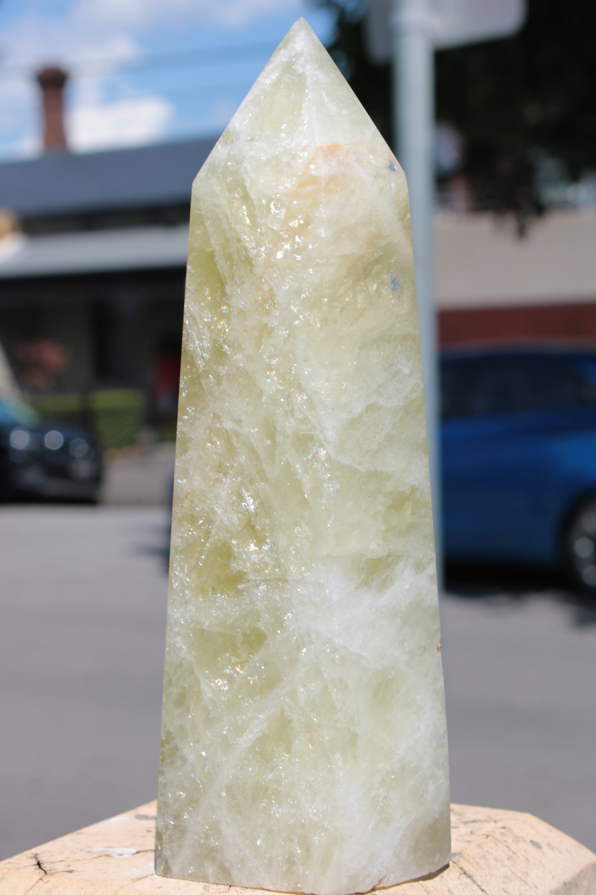 Citrine obelisk 1130g Rocks and Things