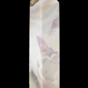 Pink Sakura Agate obelisk 516g in sunshine - Rocks and Things Store