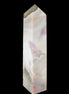 Pink Sakura Agate obelisk 516g in sunshine - Rocks and Things Store