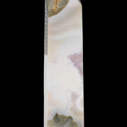 Pink Sakura Agate obelisk 516g in sunshine - Rocks and Things Store