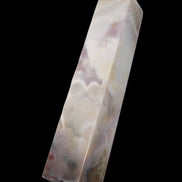 Pink Sakura Agate obelisk 516g in sunshine - Rocks and Things Store