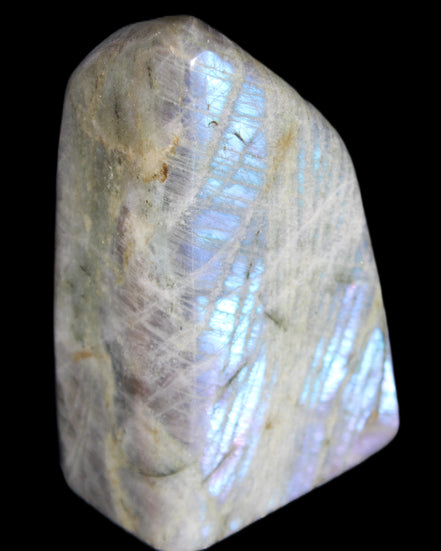 Purple flash Labradorite 433g in sunlight - Rocks and Things Store
