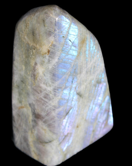 Purple flash Labradorite 433g in sunlight - Rocks and Things Store
