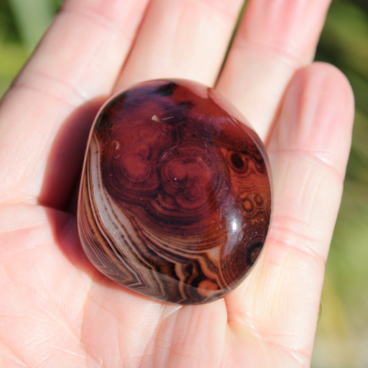 Crazy Silk Banded Agate from Madagascar 50g Rocks and Things