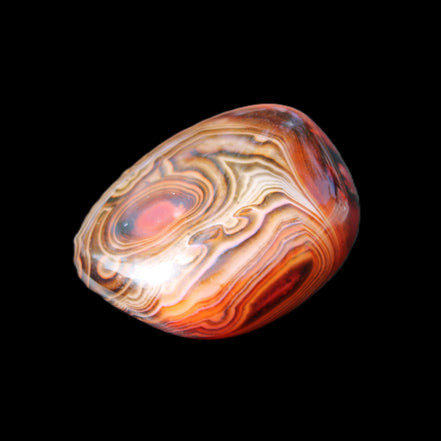 Crazy Silk Banded Agate from Madagascar 50g in sunlight - Rocks and Things Store