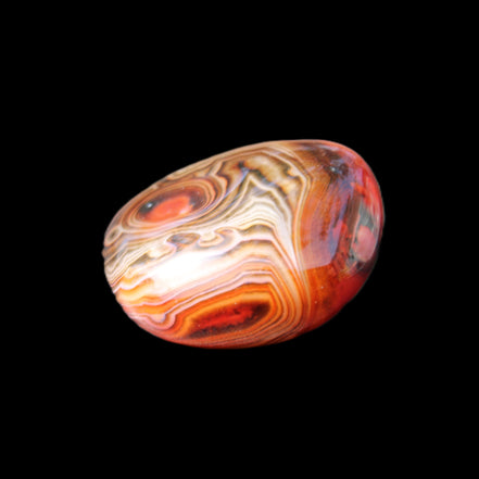 Crazy Silk Banded Agate from Madagascar 50g in sunlight - Rocks and Things Store