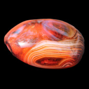 Crazy Silk Banded Agate from Madagascar 50g in sunlight - Rocks and Things Store