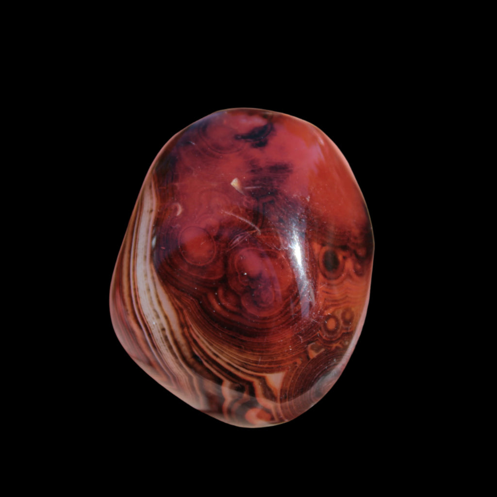 Crazy Silk Banded Agate from Madagascar 50g in sunlight - Rocks and Things Store