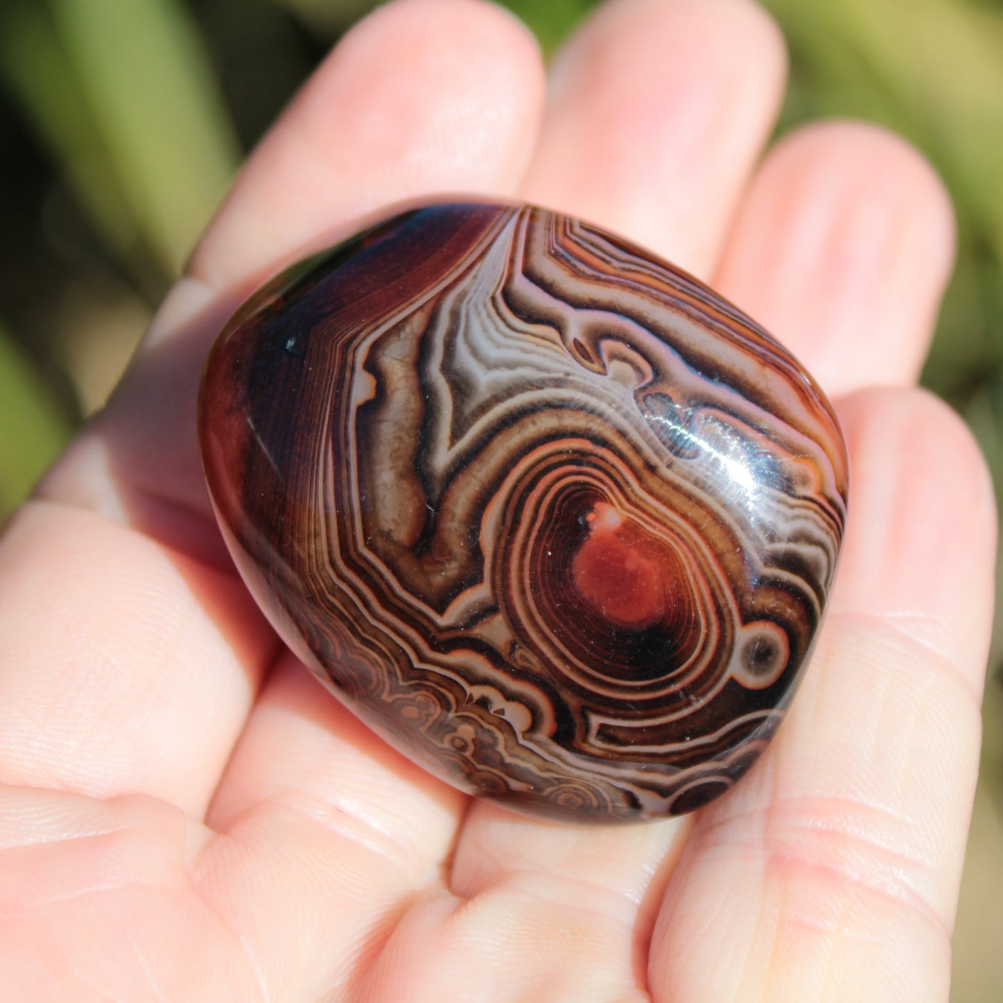 Crazy Silk Banded Agate from Madagascar 50g Rocks and Things