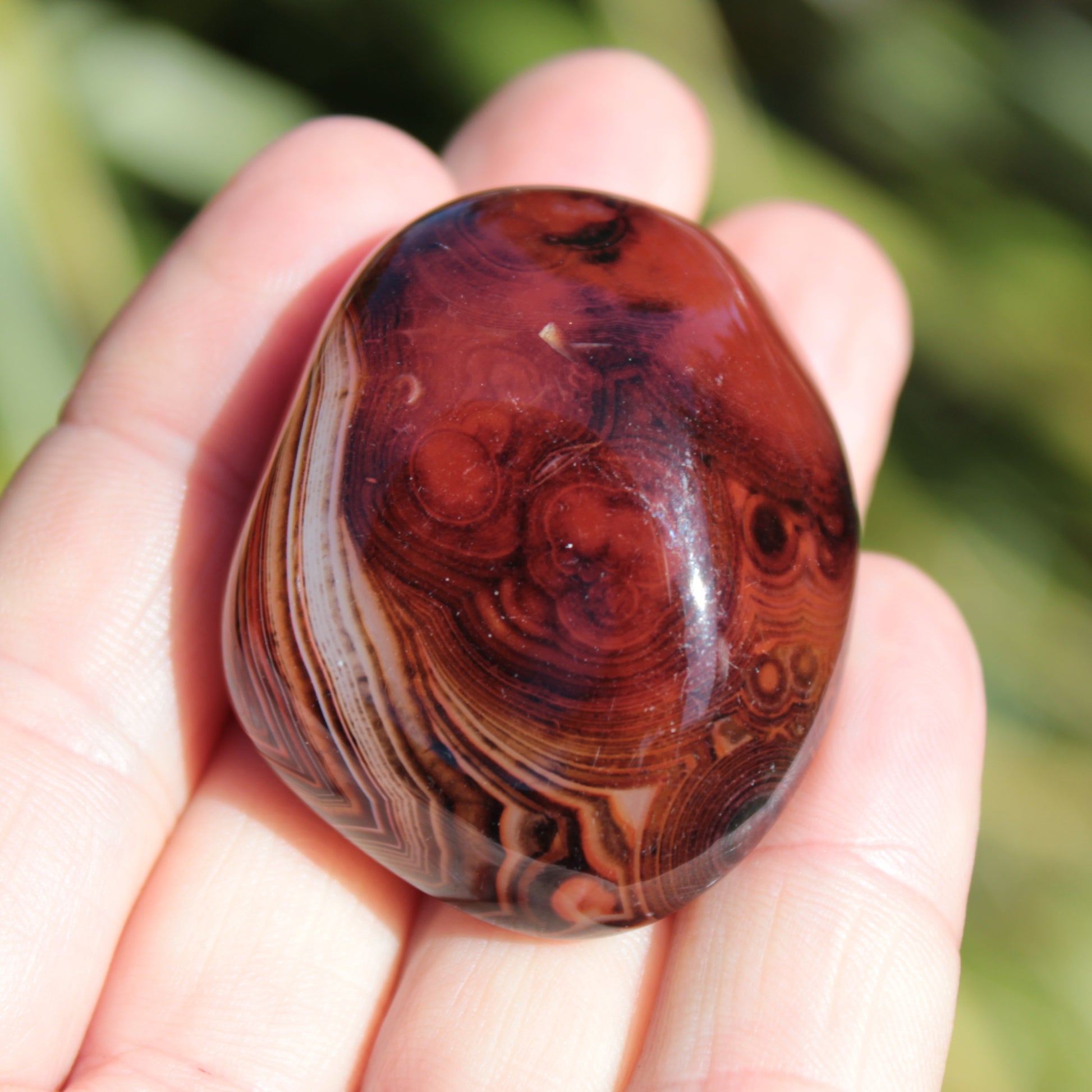 Crazy Silk Banded Agate from Madagascar 50g Rocks and Things